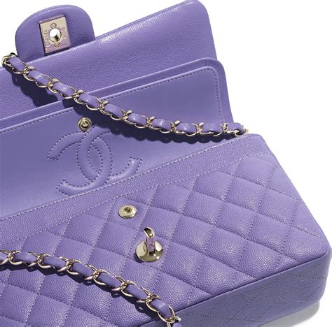 chanel sac classique violet|Classic Handbags .